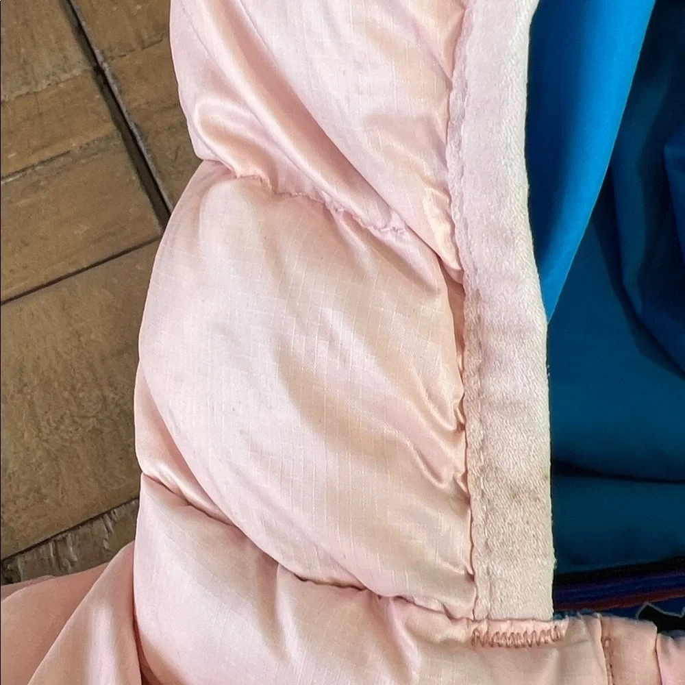 Patagonia Light Pink hi loft down puffer coat girls 3-6 months winter outdoor